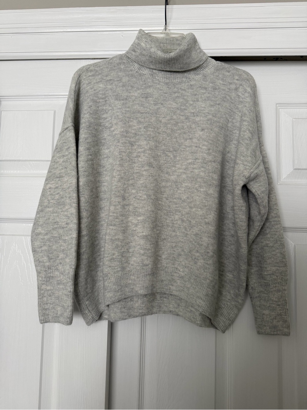 Vince Camuto Heather Gray Turtleneck Sweater